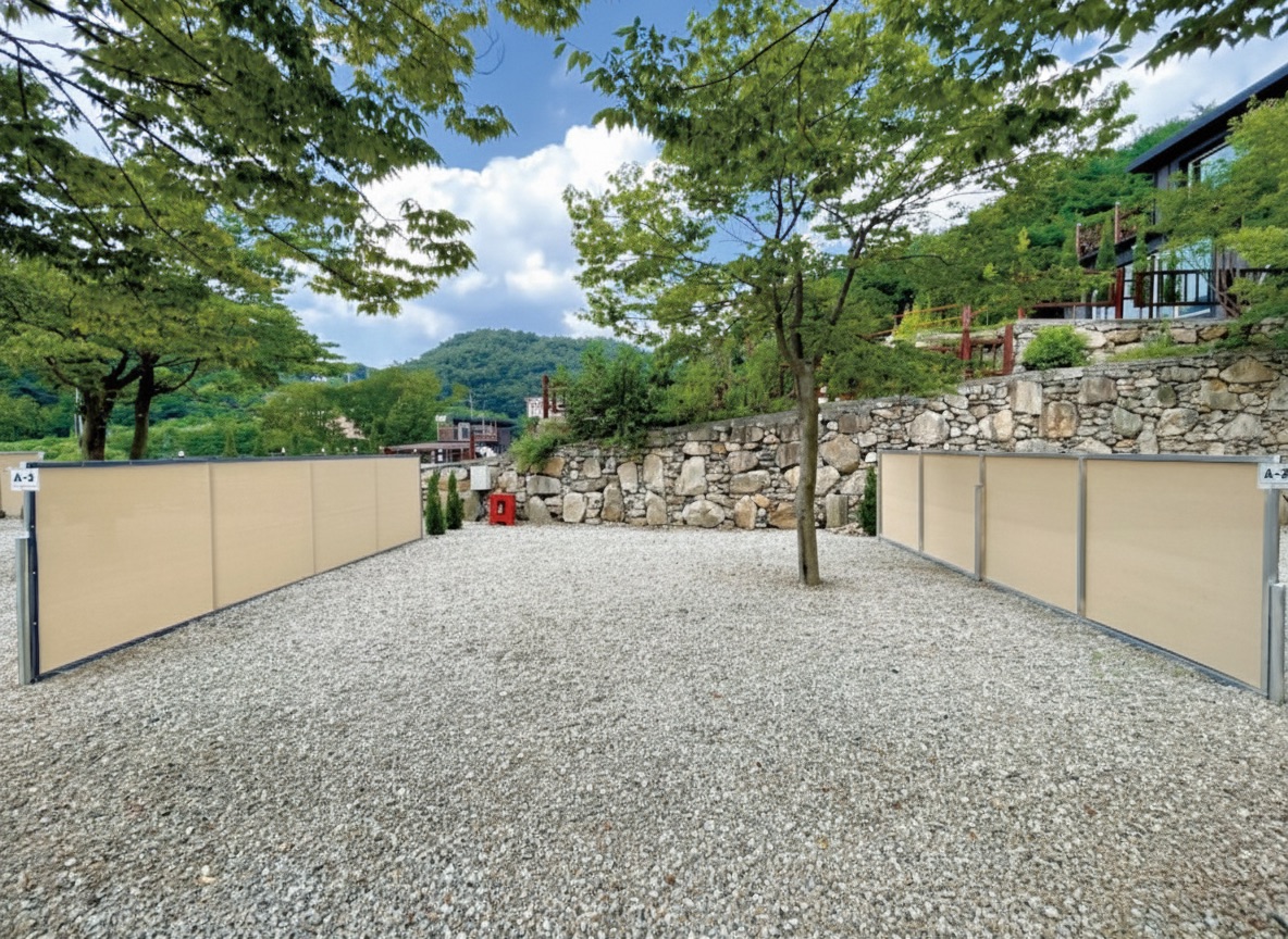 캠프포레스트 산 panorama — 영남알프스 푸른 숲