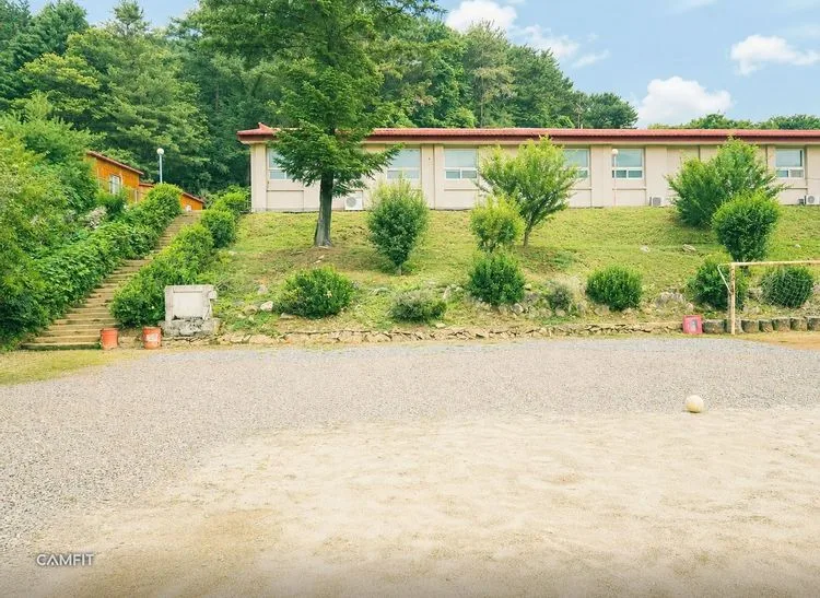 학교안 풍경캠핑장 — 경기 파주의 펜션 · 오토캠핑 전경