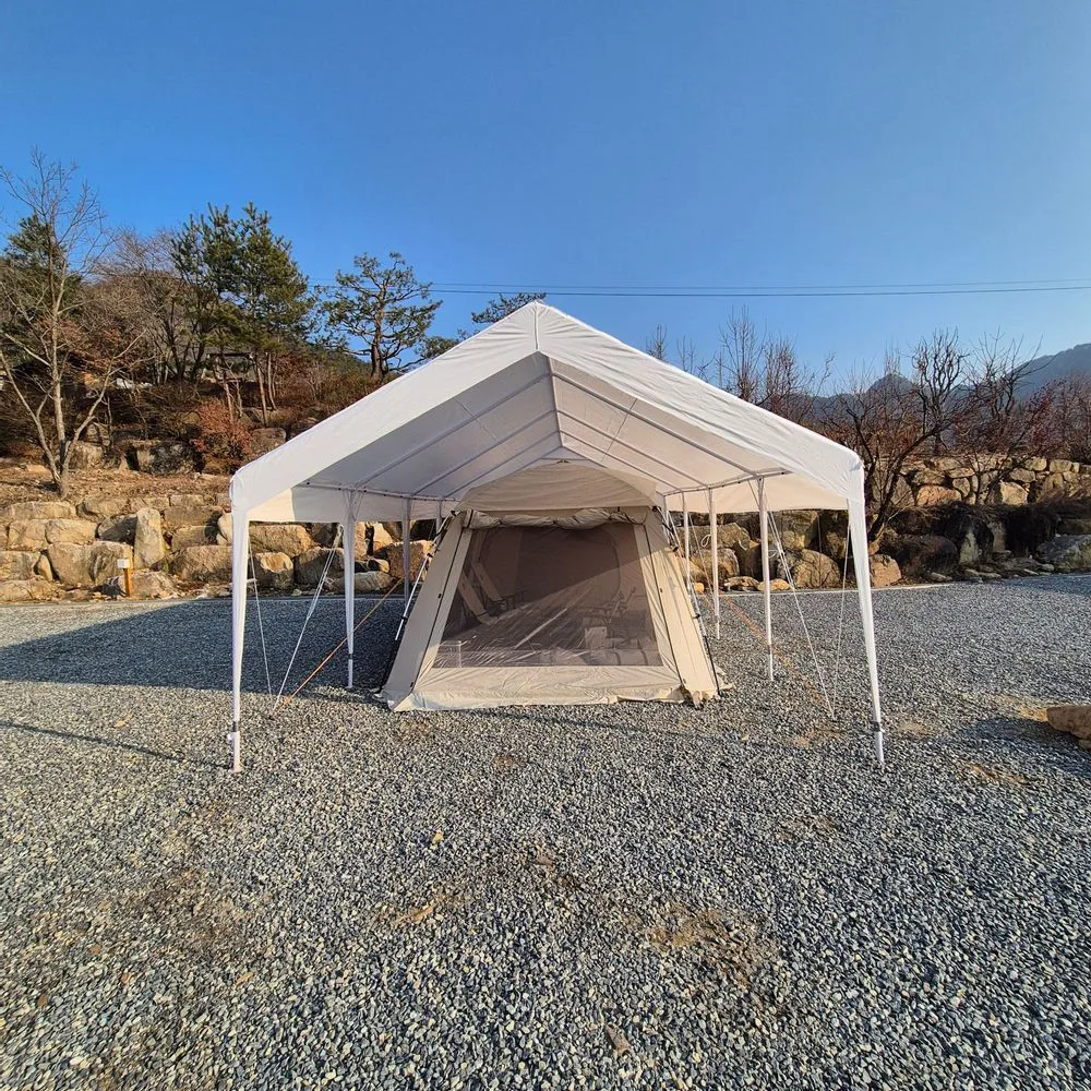 단체 캠핑 문의 또는 안내 관련 이미지