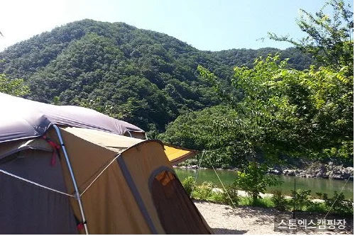 캠핑장 야외 공간 전경