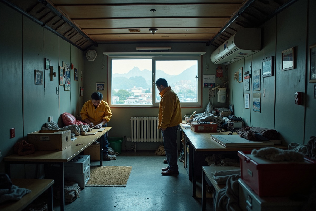 미세방충망 시공 과정