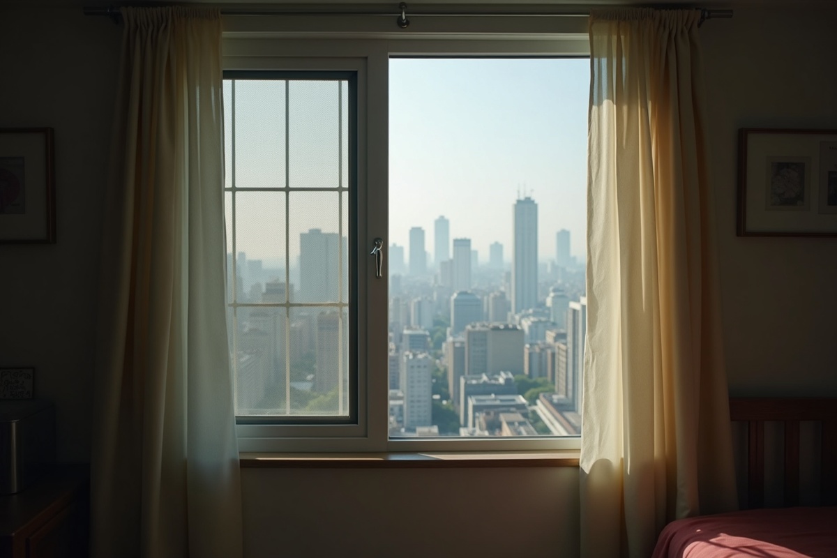 전문적인 방충망 시공 과정