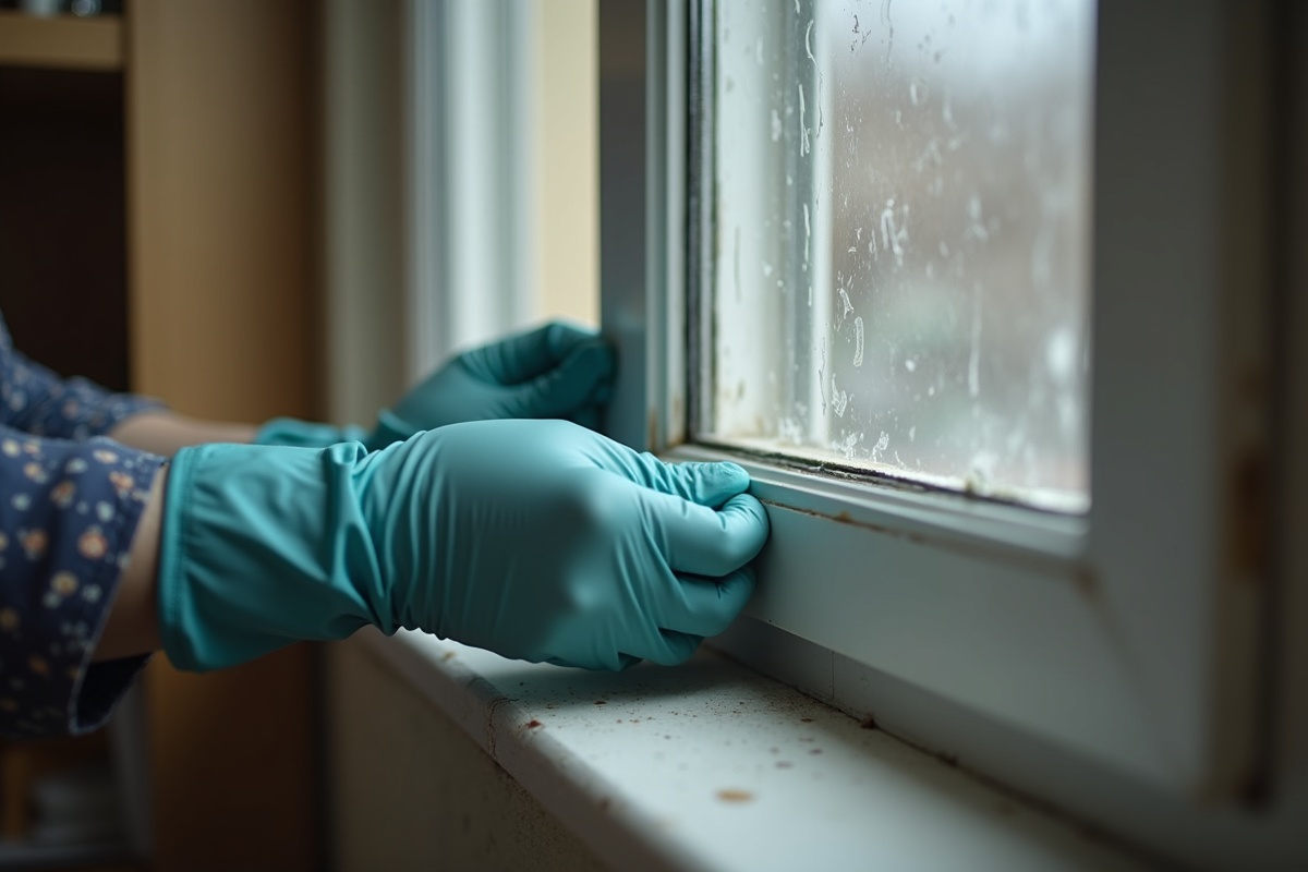 창문 물 샘 진단 과정