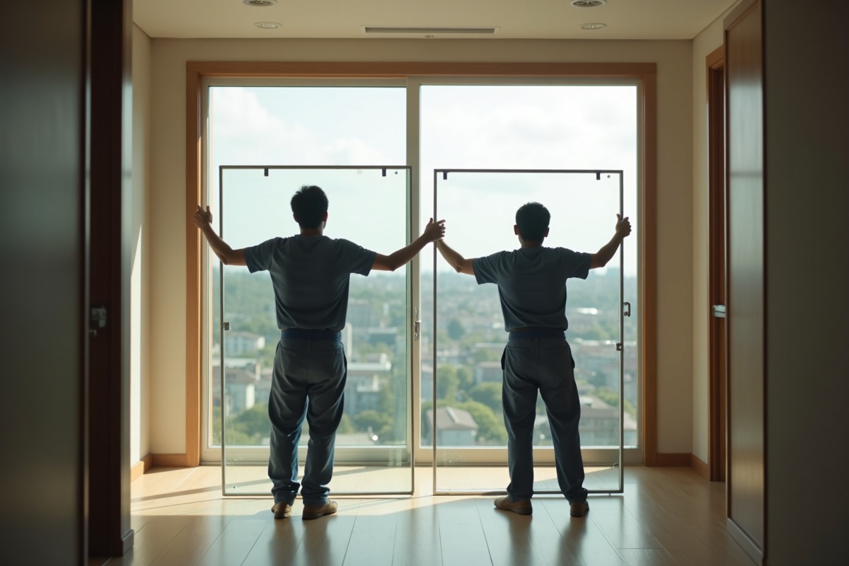 유리창 교체 피해 최소화