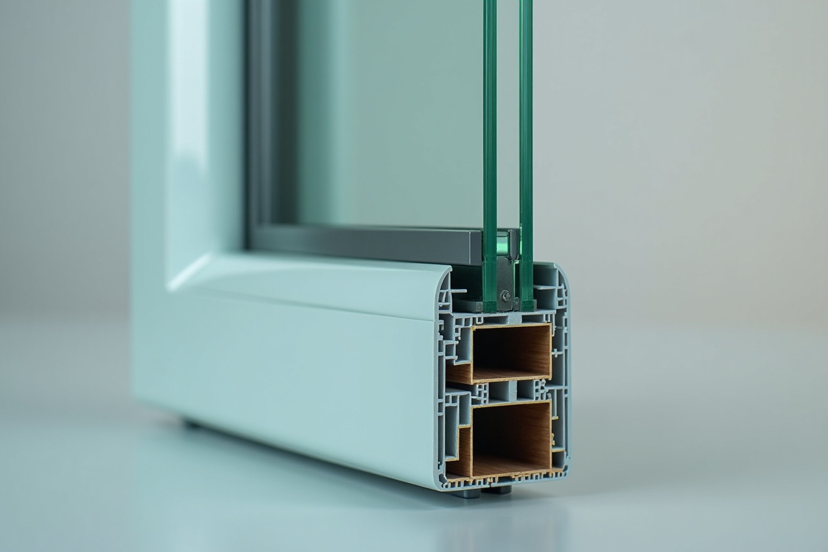 단열 유리 시공 과정과 전문 장비 사용 모습