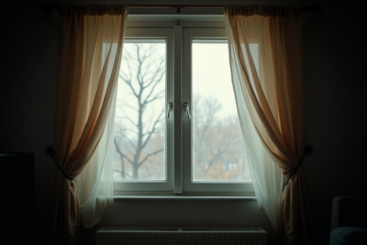 외풍 방치로 인한 결로와 곰팡이 손상 사례