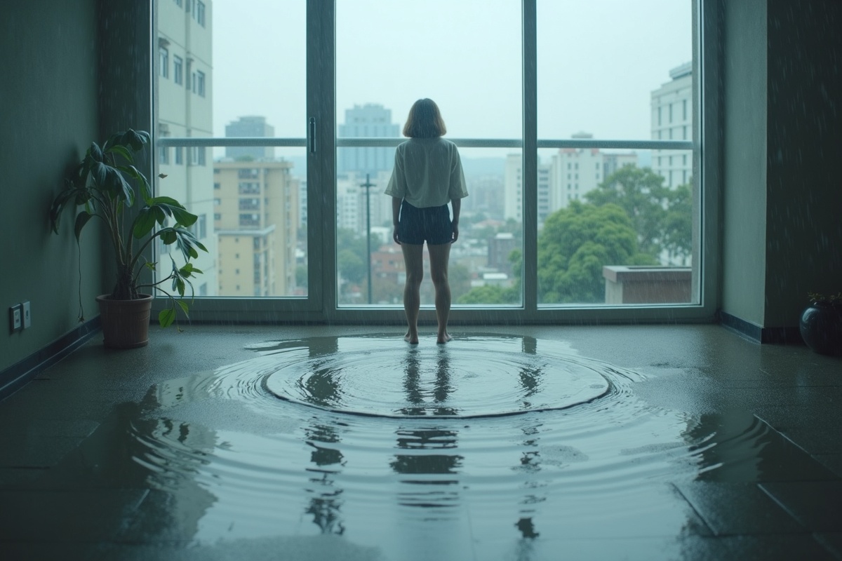 전문가의 응급방수 시공 과정과 핵심 포인트들