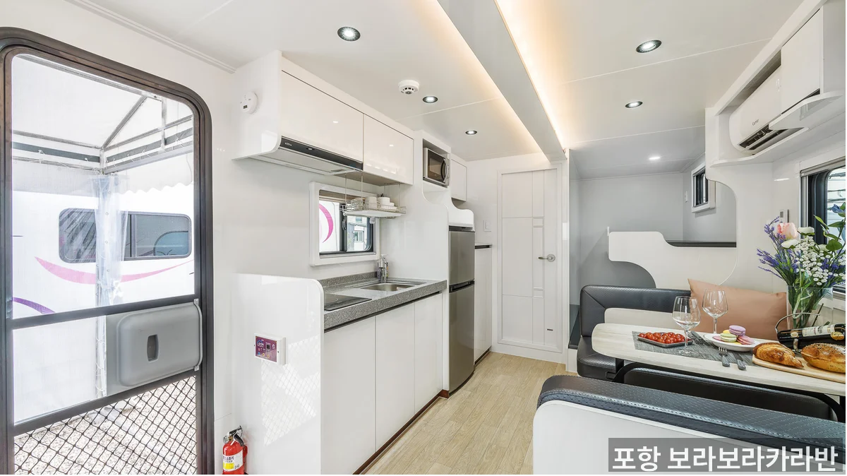 동해 카라반, 포항 바다 앞 독채 카라반 숙소 이용 안내