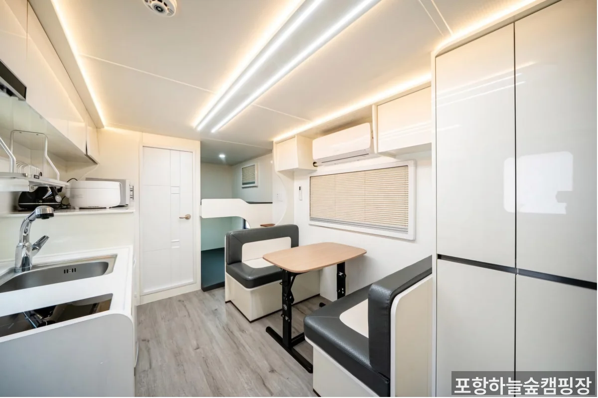 포항하늘숲캠핑장 전경 배너