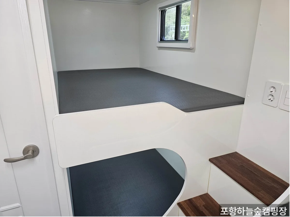 포항하늘숲캠핑장 B구역 사이트 - 오토캠핑 구역 구성