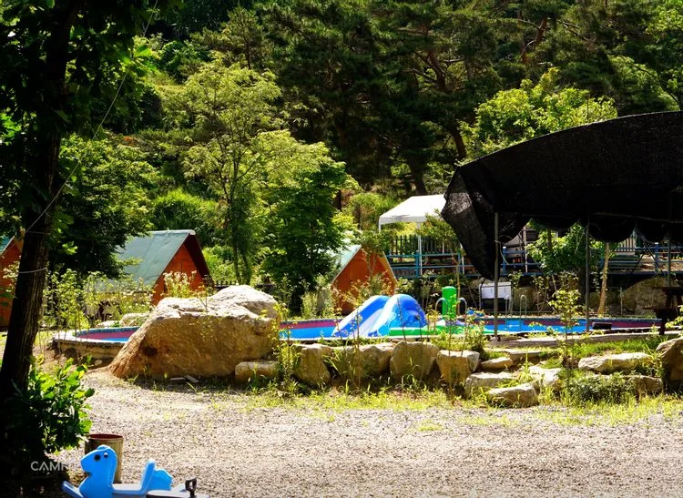 횡성 캠핑장 주변 풍경