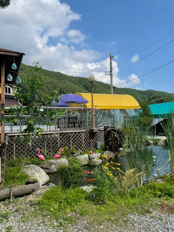 원주 캠핑장 주변 풍경