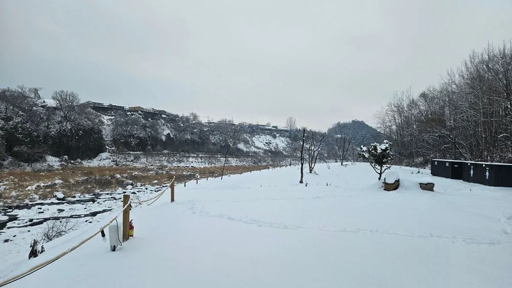 연천 캠핑장 주변 풍경